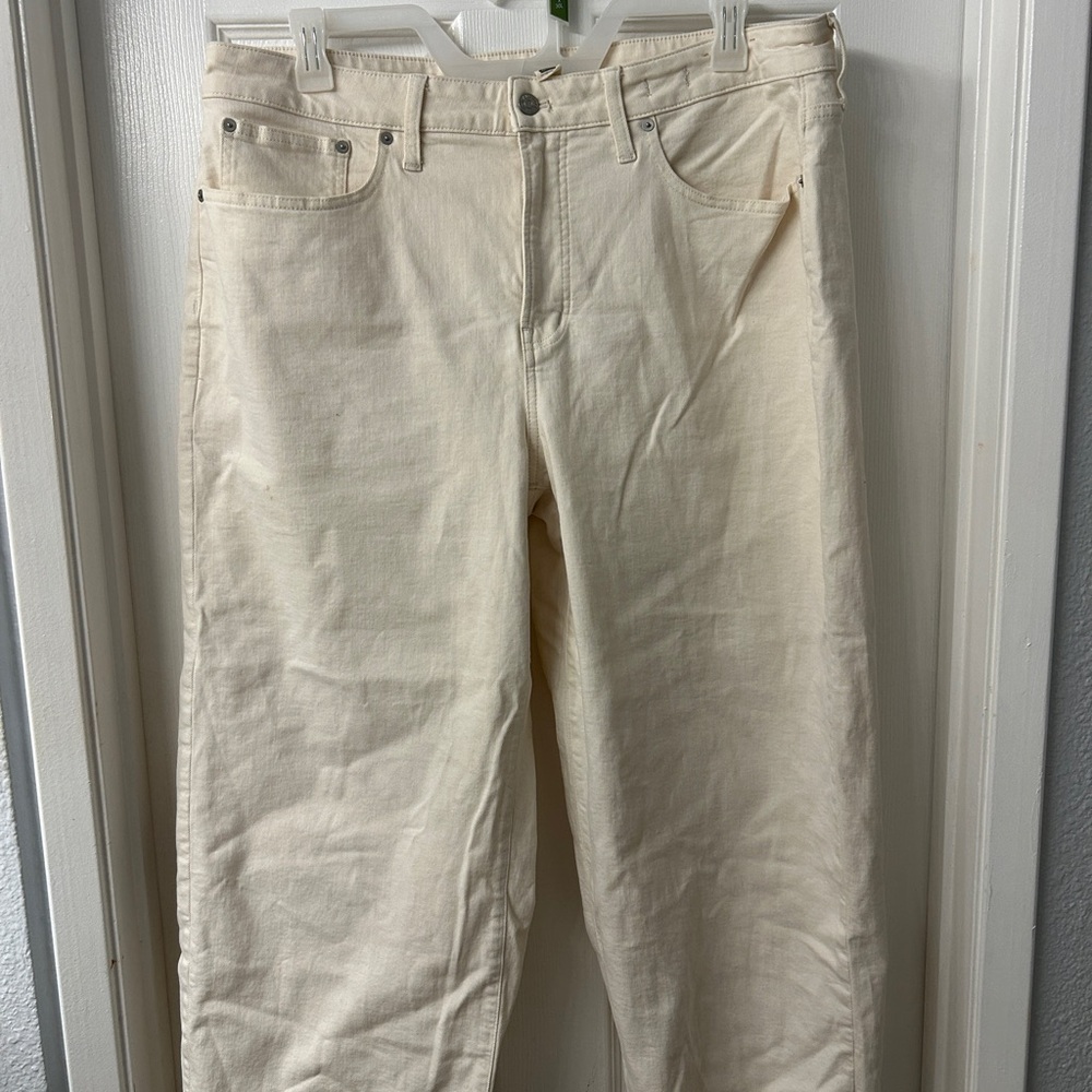 Madewell Off-White Denim Pants